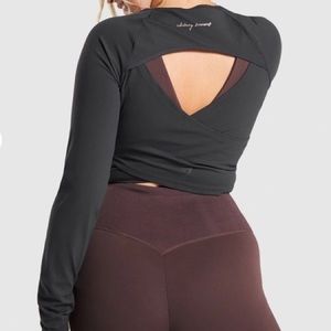 Whitney Simmons Long Sleeve Crop Top